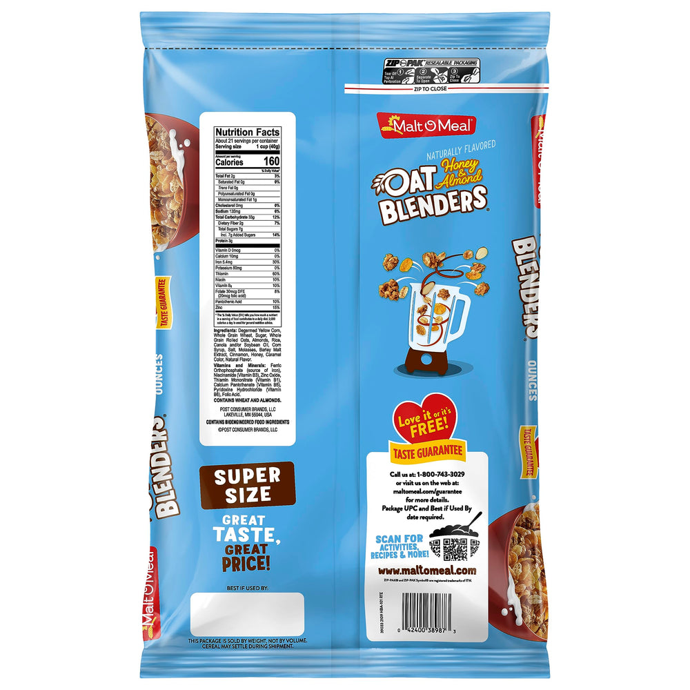 Malt-O-Meal family-size bag ready for shared breakfasts.
