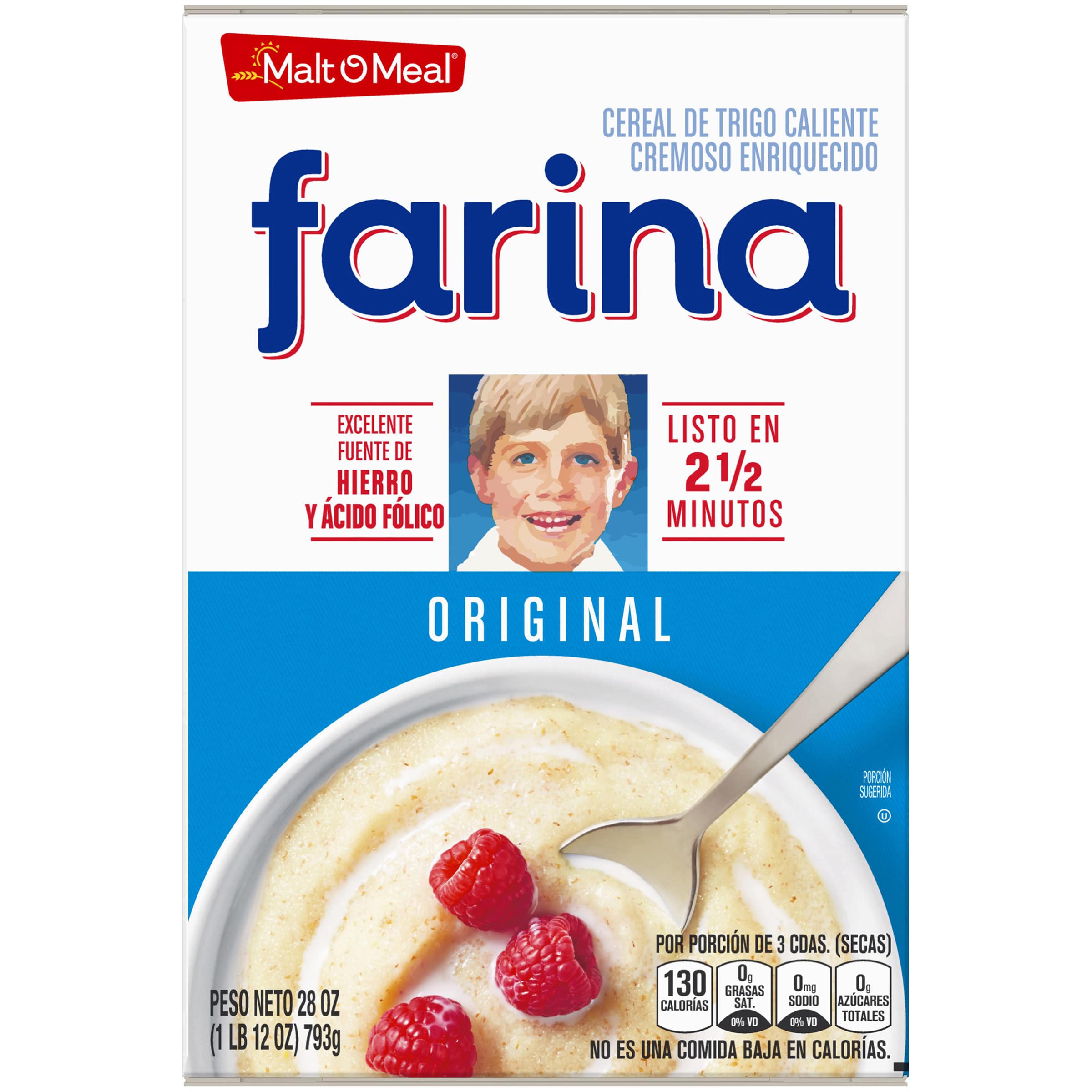 Malt-O-Meal Farina no-added-sugar cereal with natural sweetness