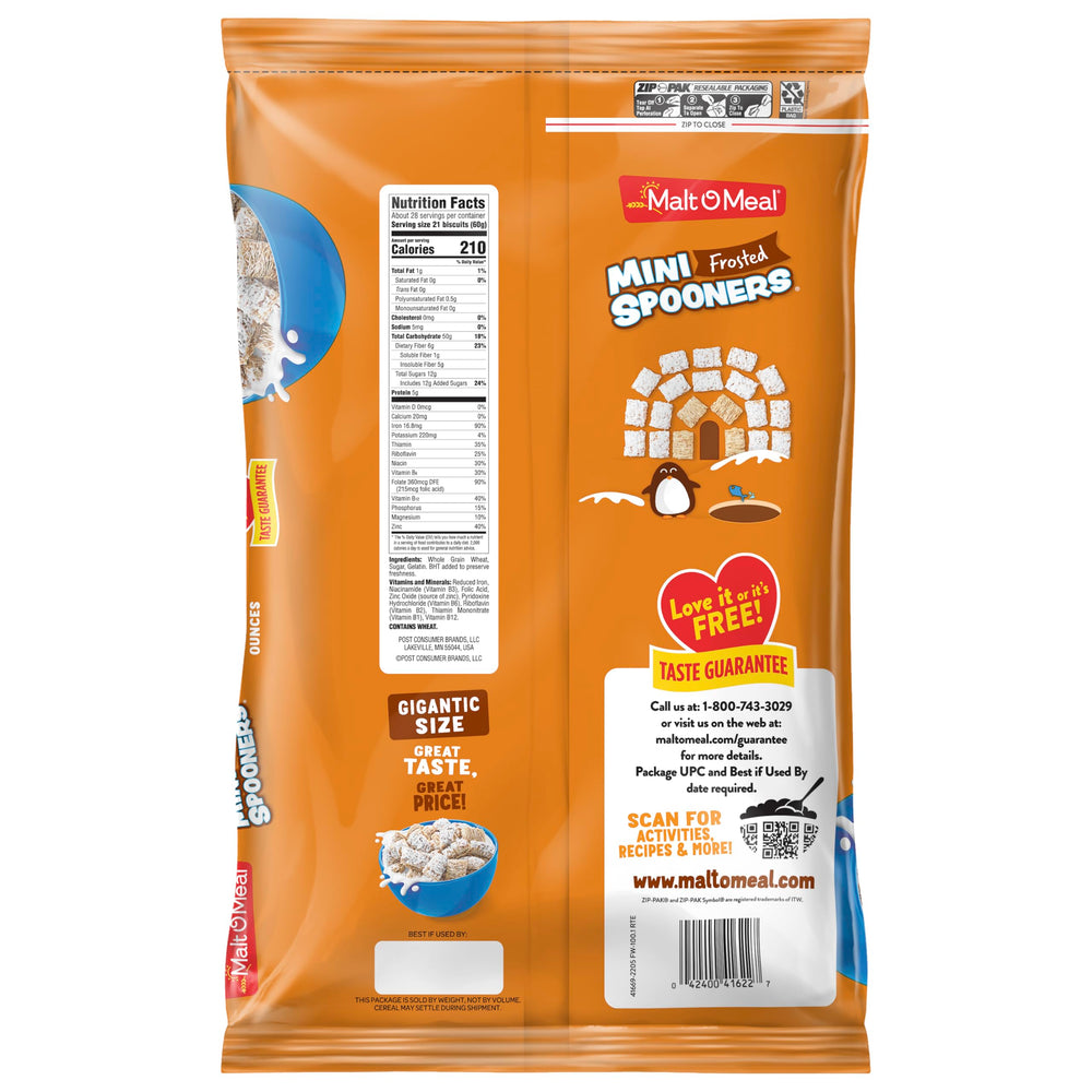 Cereal on the kitchen counter ready to pour.