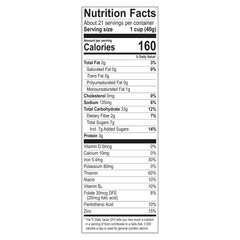 Malt-O-Meal whole-grain oat clusters show hearty crunch.