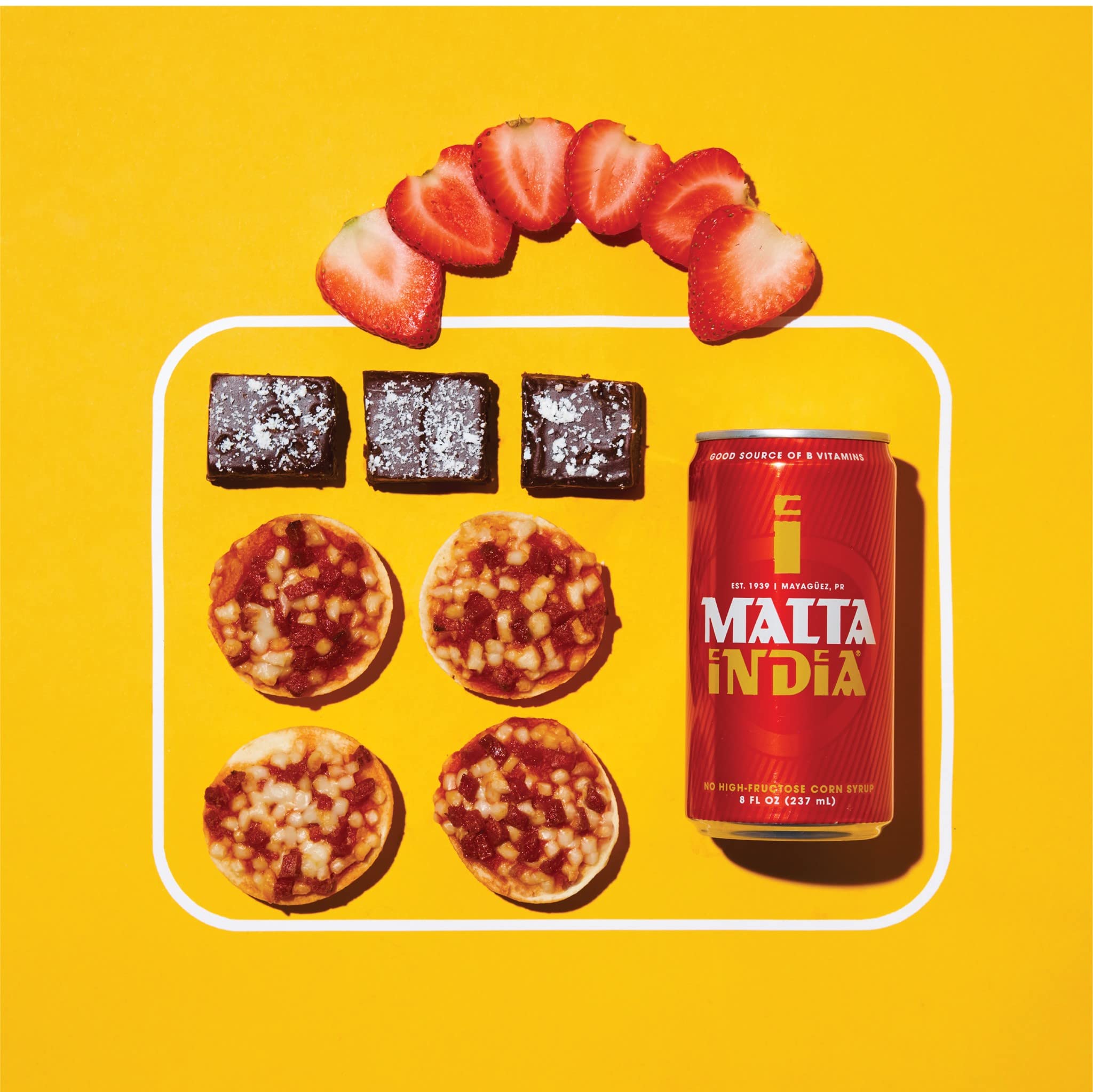 Malta India serving ideas image suggests chilled enjoyment with snacks for a quick treat.