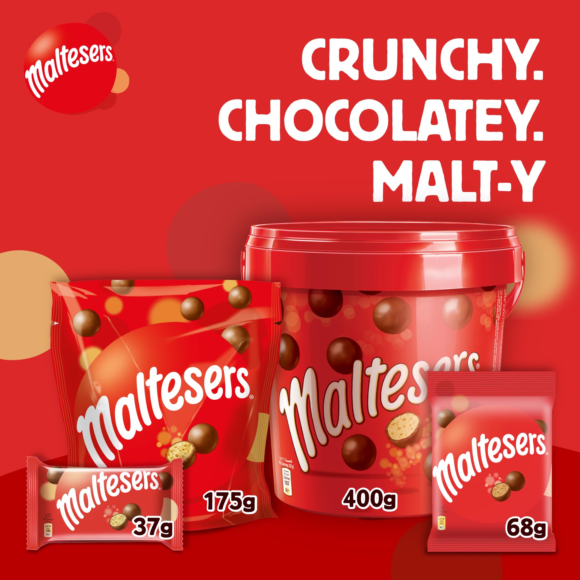Maltesers packaging featuring brand logo for gifting
