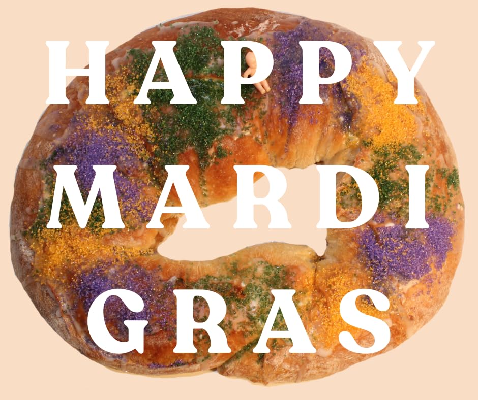Mam Papaul's King Cake Mix dough and knead bag streamlines home prep.