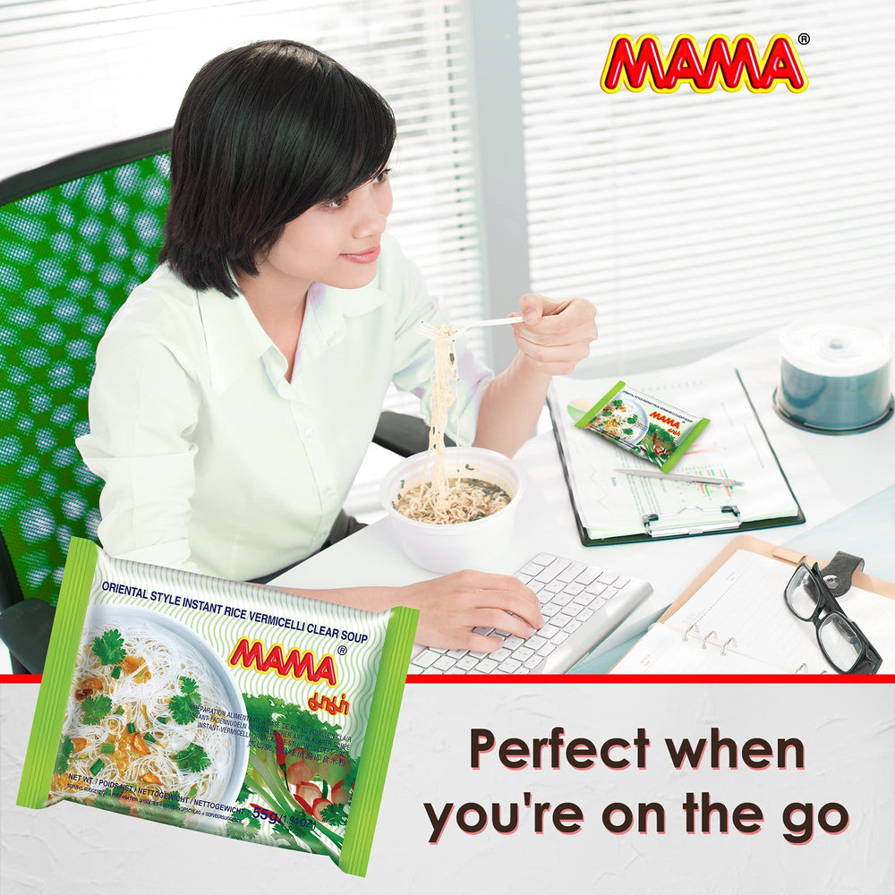 MAMA 55g bag packaging signals convenient portion for busy days.