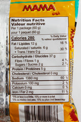 MAMA pork flavor air-dried noodles present a lighter option with fewer calories.