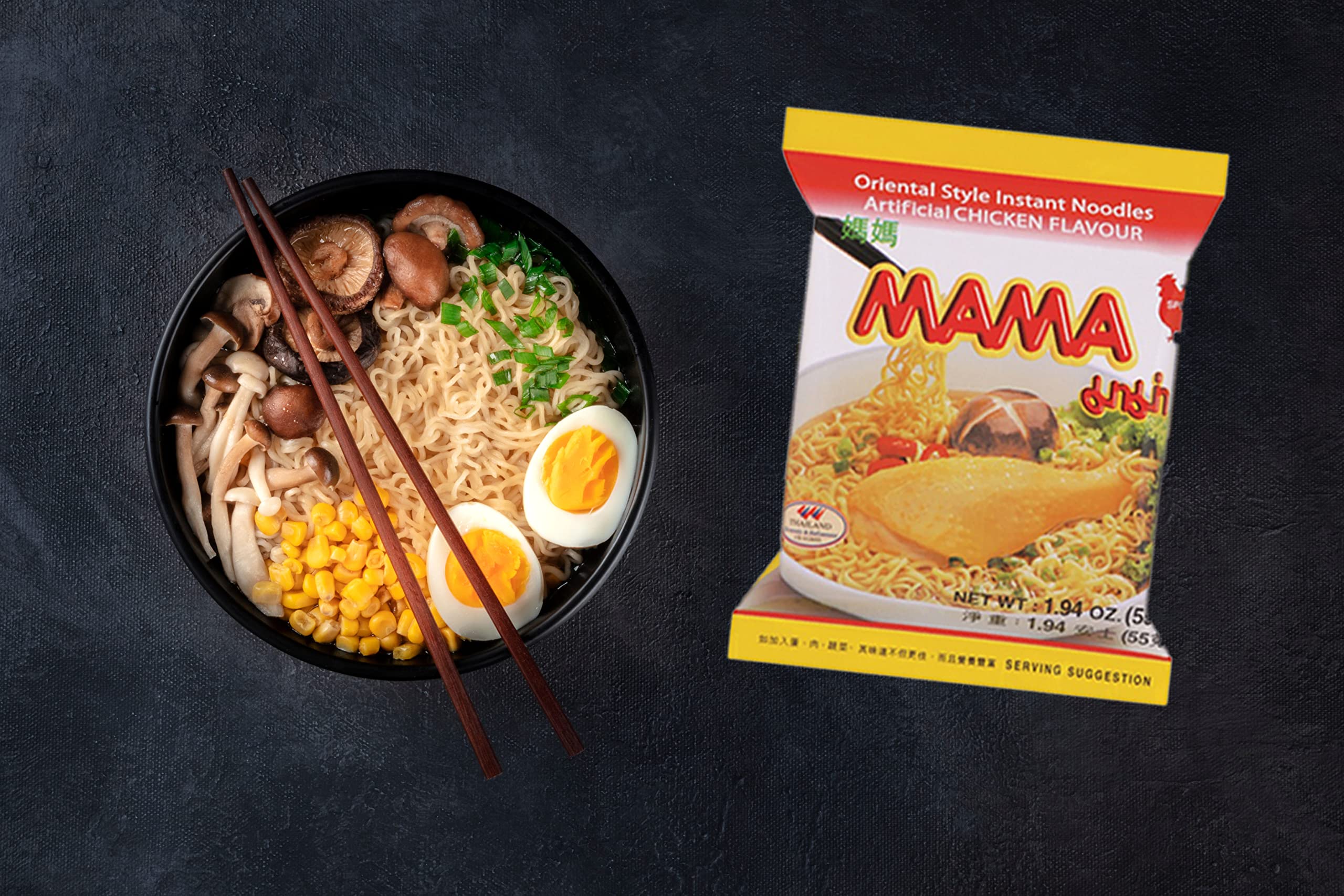 MAMA ramen chicken flavor pack for fast, comforting bowls