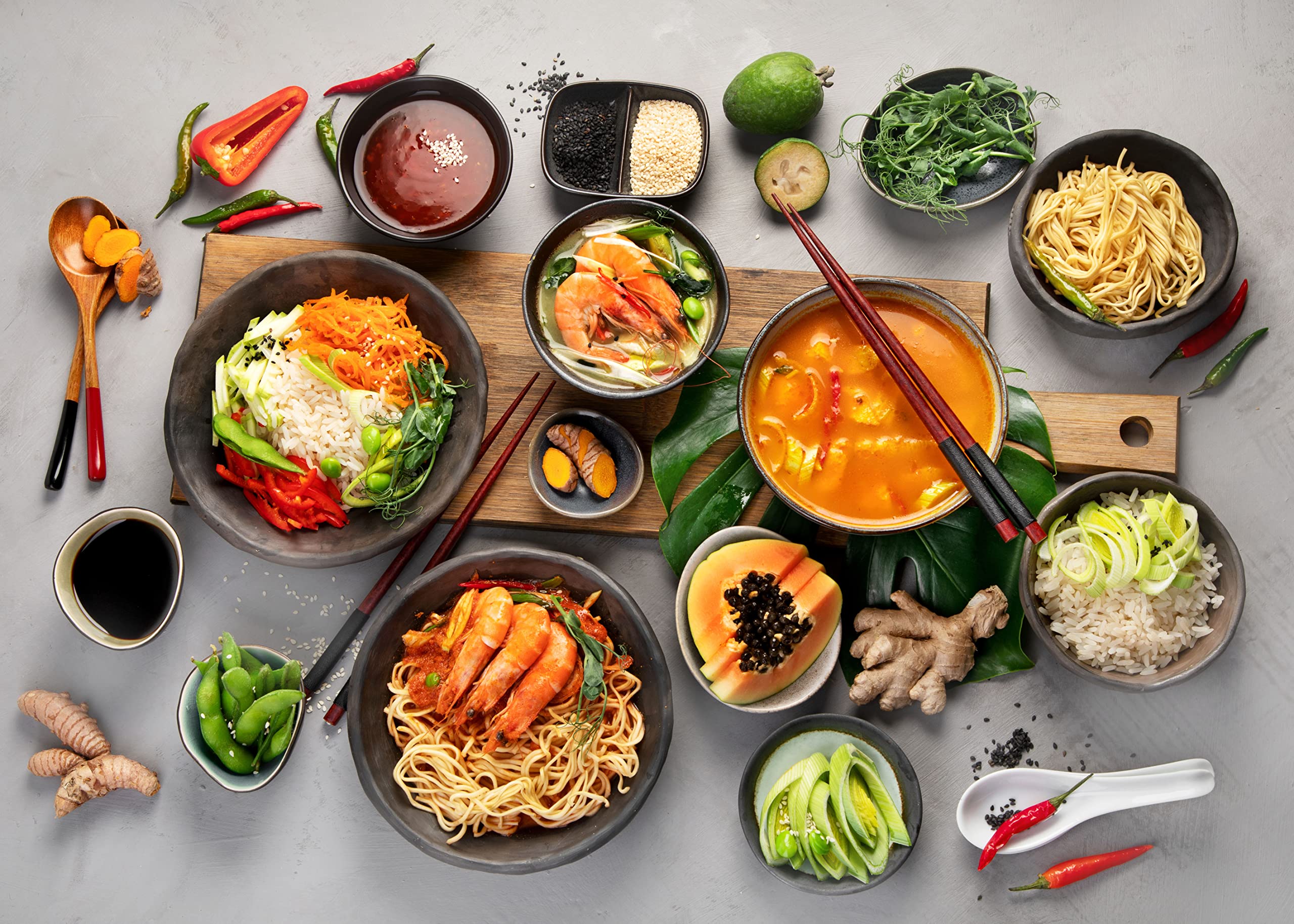 MAMA ramen multipack display for pantry convenience