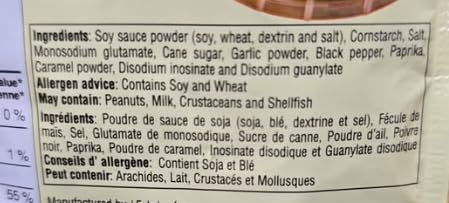 Mama Sita's seasoning packet ready to boost flavor for stir-fry.