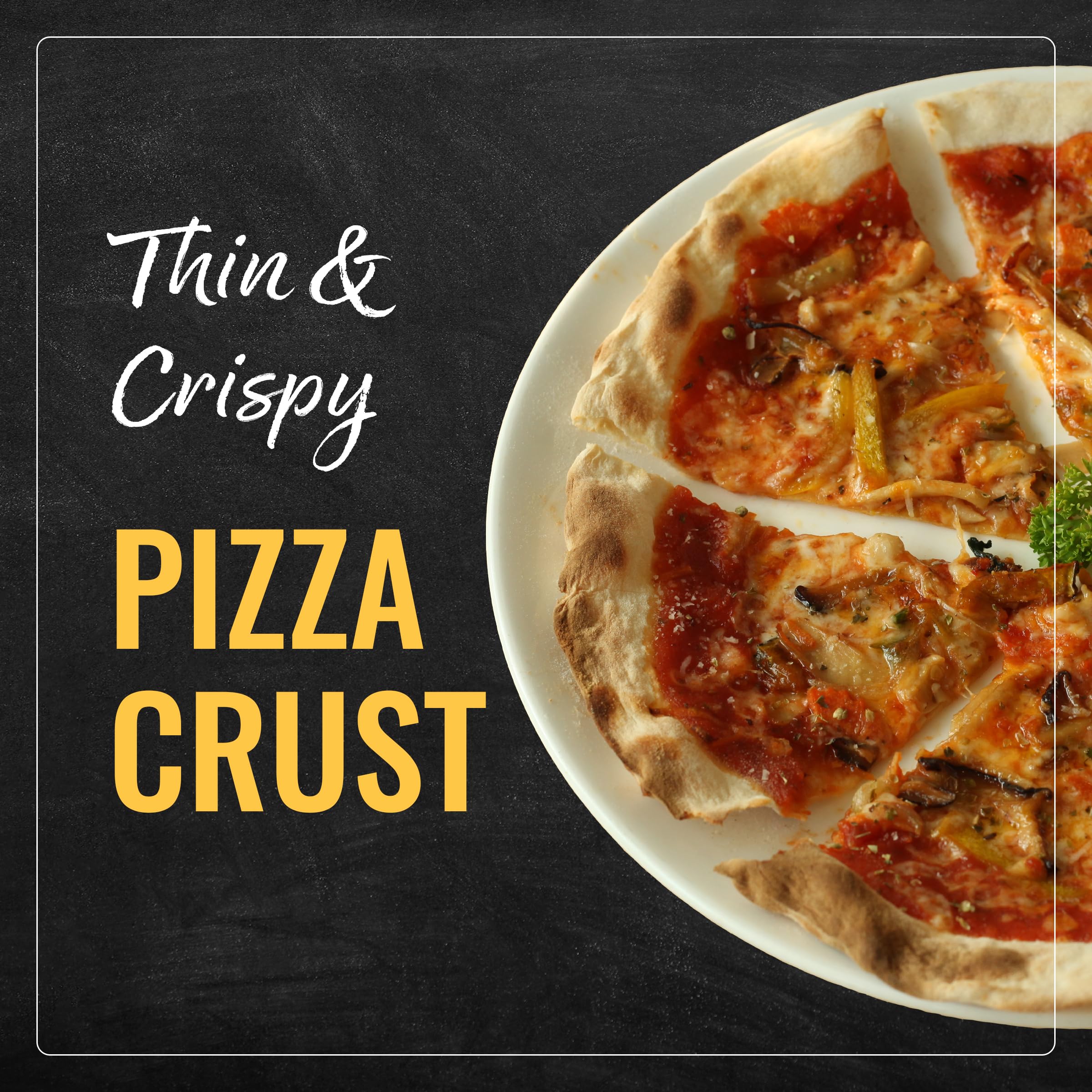 Mama Mary's crust in the oven with toppings waiting to melt