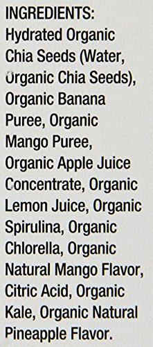 Mamma Chia Green Magic Squeeze chlorella infusion, nutrient-rich greens snack.