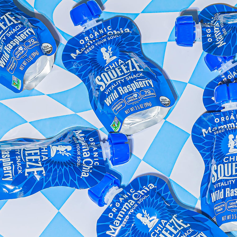 Mamma Chia Chia Squeeze Wild Raspberry kid-friendly lunchbox snack option