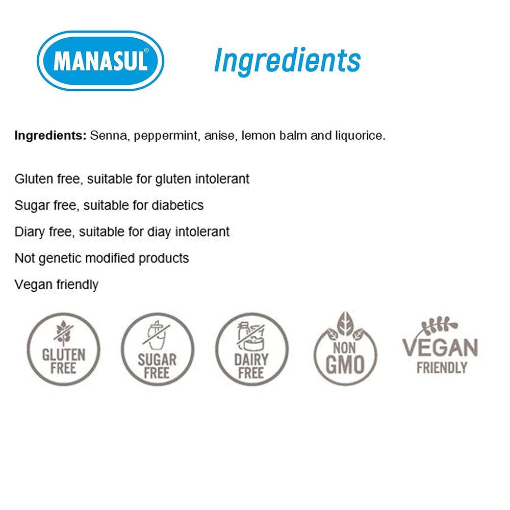 MANASUL Classic PLA sachets packaging emphasizes sustainable design.