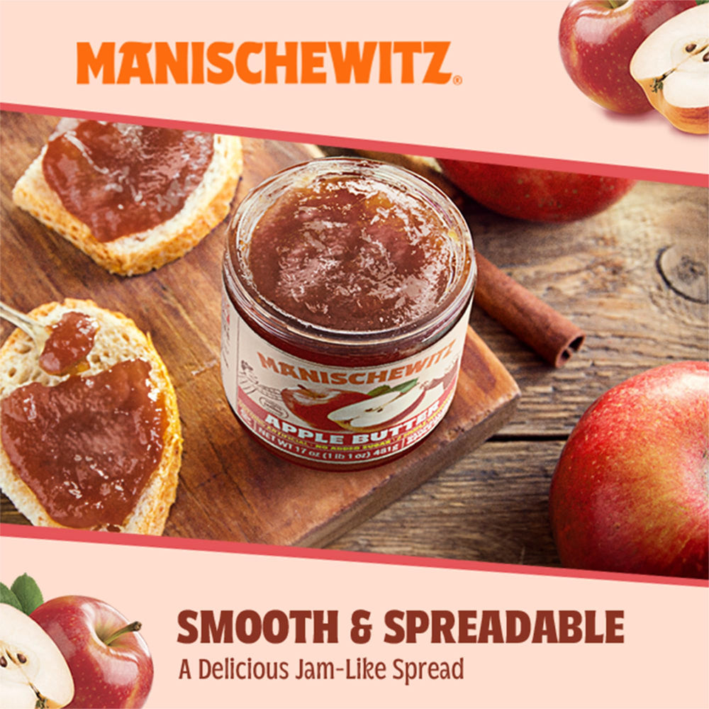 Dipping a biscuit in Manischewitz Apple Butter creates a jam-like treat.