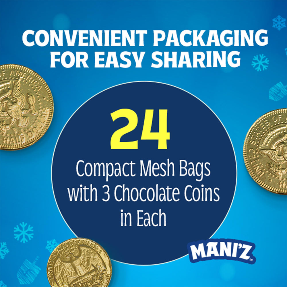 Gift-ready coins for holidays and celebrations.