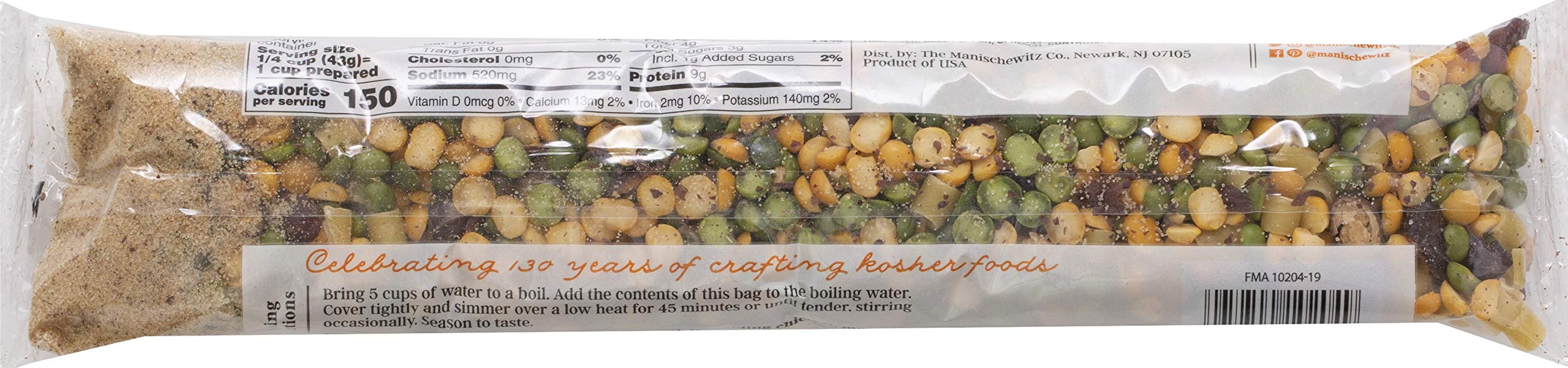 Manischewitz Minestrone cooking-water add demonstrates quick, easy preparation.