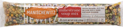 Manischewitz Minestrone served bowl invites comforting, hearty soup.