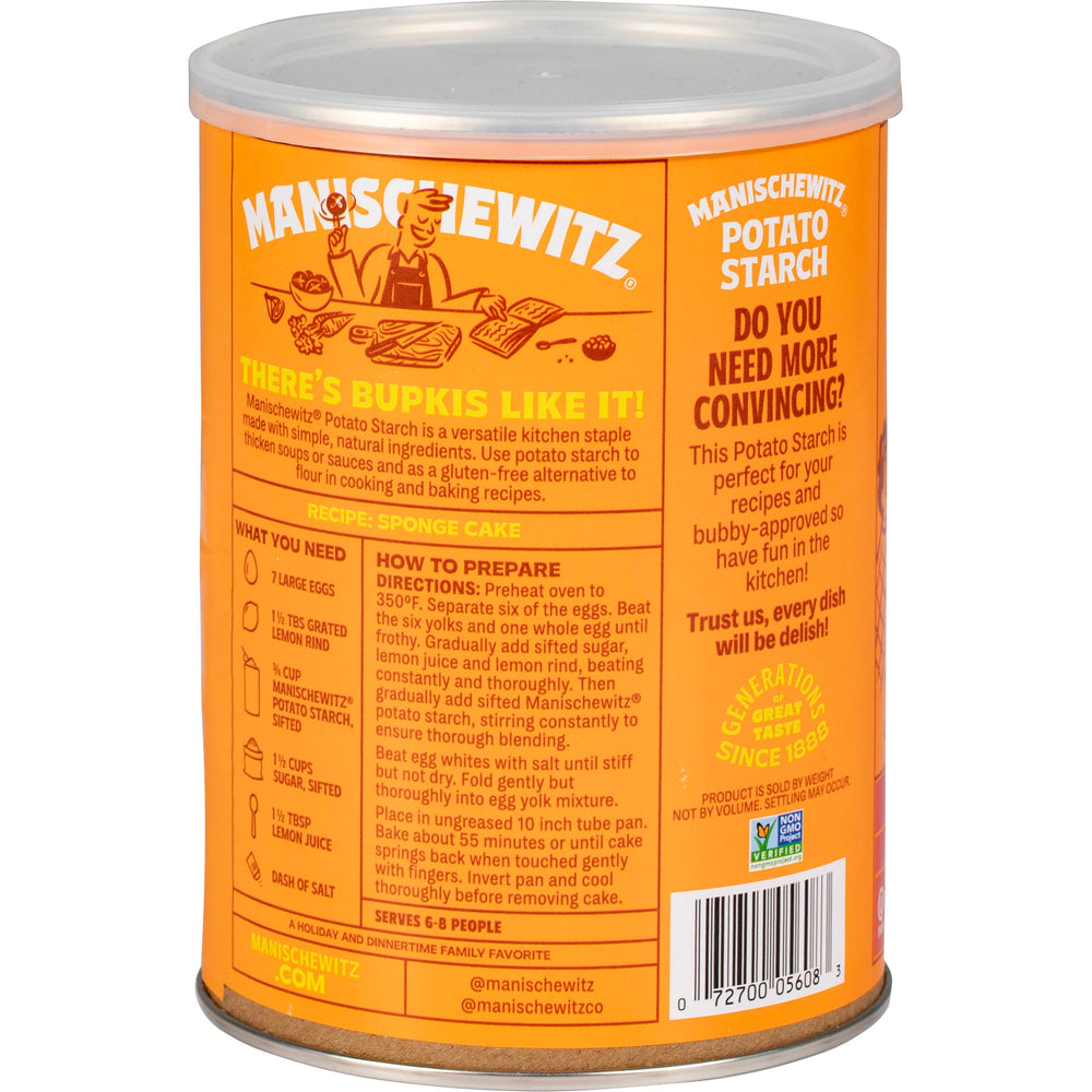 Manischewitz potato starch sealed reseal lid demonstrates freshness