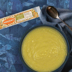 Manischewitz Split Pea Soup Mix pour action enables quick, comforting weeknight dinners