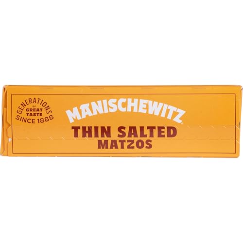 Manischewitz Matzo crackers close-up highlighting crisp texture for snacking
