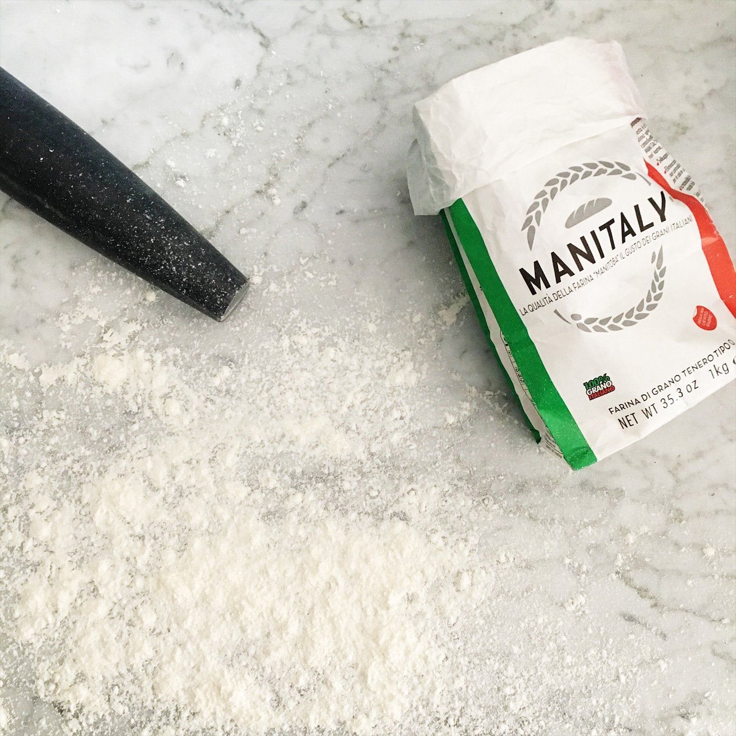 Manitaly focaccia dough formation with airy texture