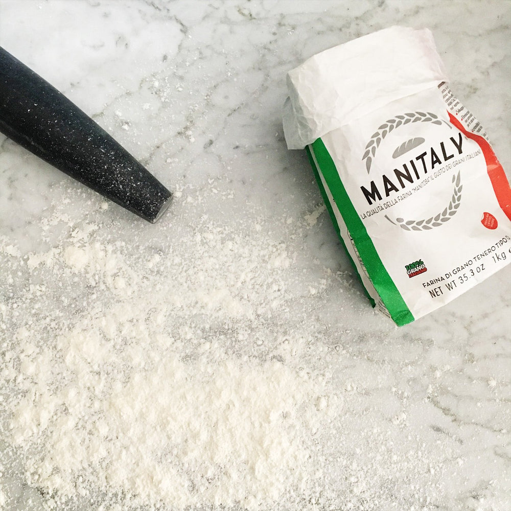 Manitaly focaccia dough formation with airy texture