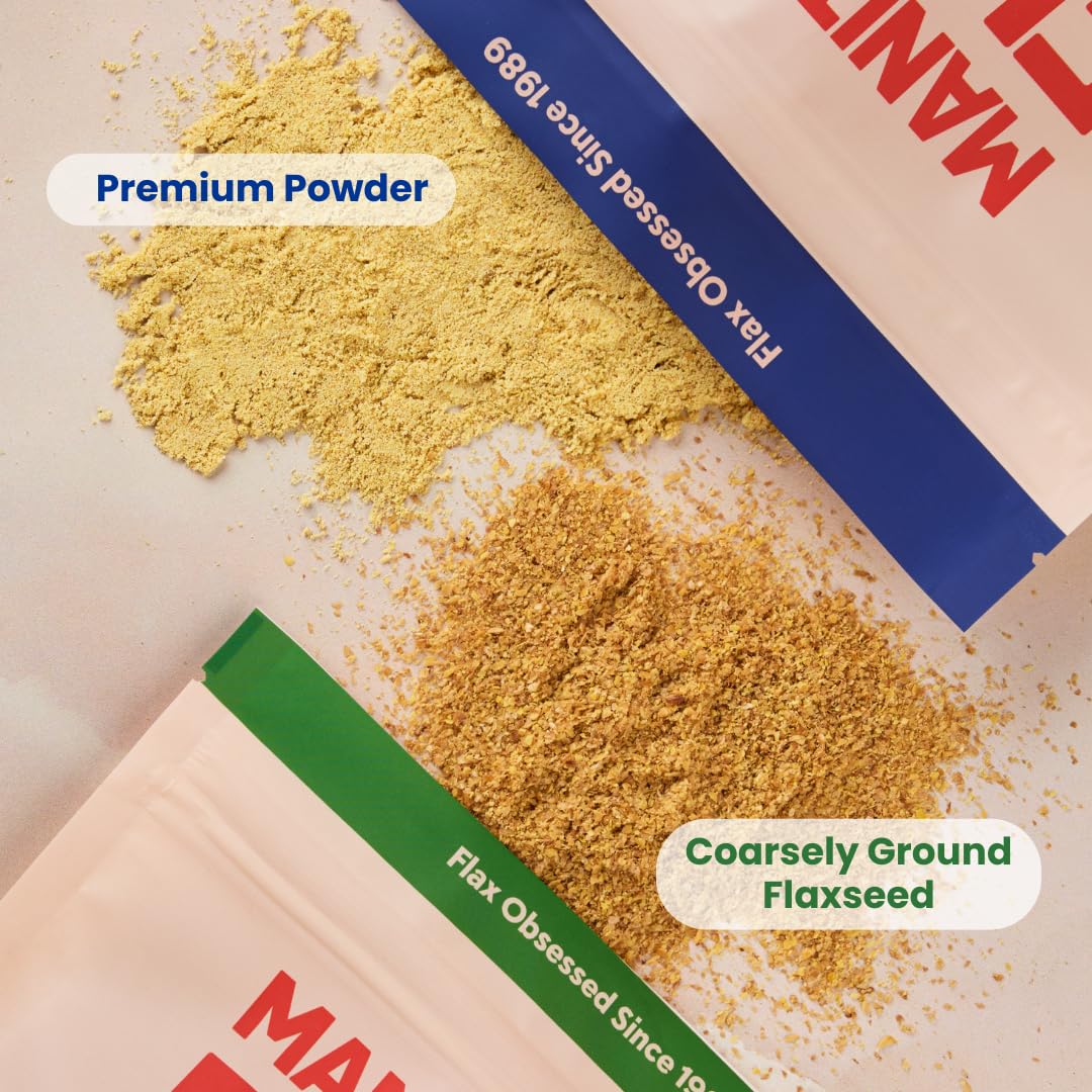 Manitoba Flax oatmeal topping adds fiber and texture