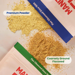 Manitoba Flax oatmeal topping adds fiber and texture