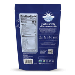 Manitoba Harvest flaxseed poured into yogurt for protein and omega boost