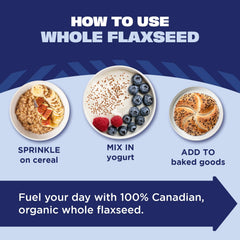 Manitoba Harvest flaxseed in smoothie for vegan protein and omegas