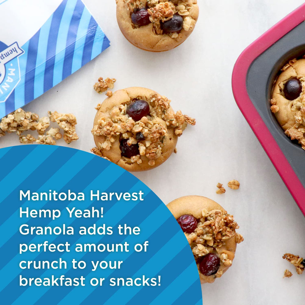 Manitoba Harvest Granola packaging front highlighting brand heritage and quality.