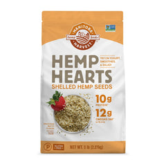 Manitoba Harvest Hemp Hearts 5lb bag showing ready-to-use seeds for versatile meals