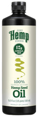 Manitoba Harvest Just Hemp Oil bottle pour showcasing omega-rich oil for dressings