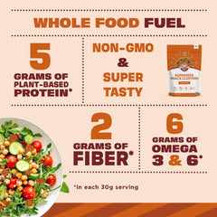 Manitoba Harvest Superseed Snack Clusters smoky BBQ in bag for ready-to-eat convenience