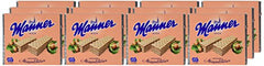 Manner Original Neapolitaner wafers on plate with coffee for a comforting pairing