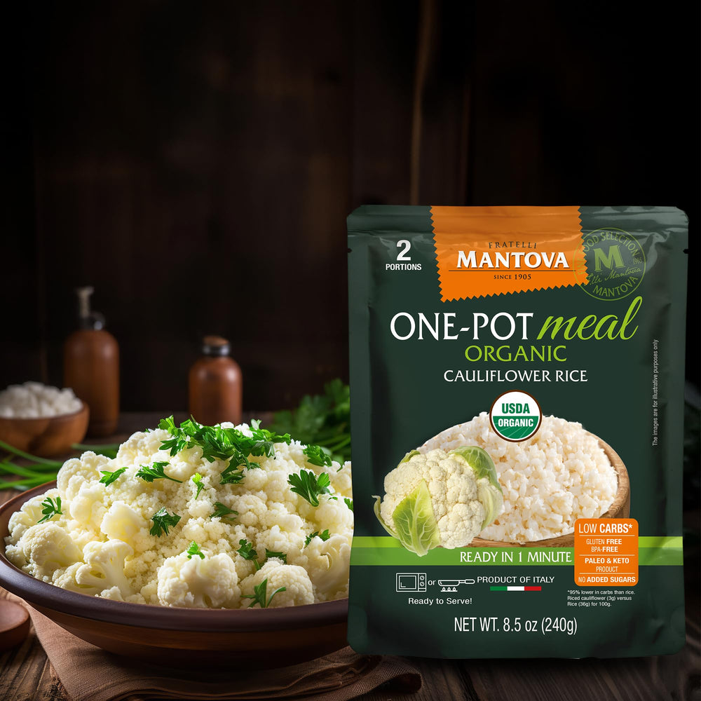 Mantova Cauliflower Rice as a versatile side dish