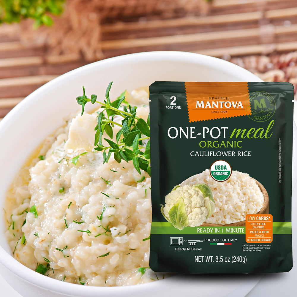 Mantova Cauliflower Rice breakfast bowls with eggs