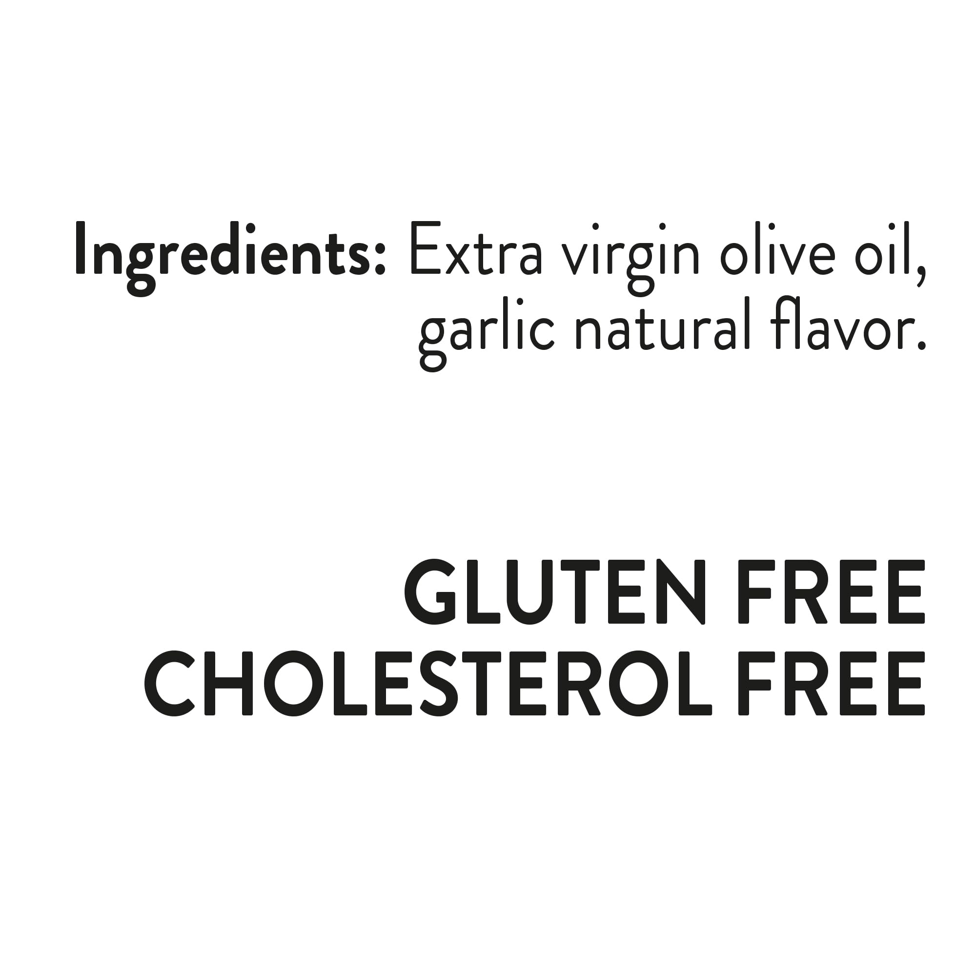 Mantova Garlic EVOO spray finish enhances color and aroma on dishes