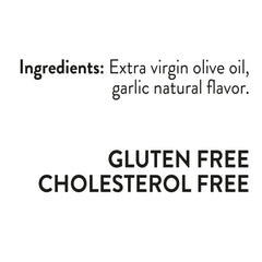 Mantova Garlic EVOO spray finish enhances color and aroma on dishes