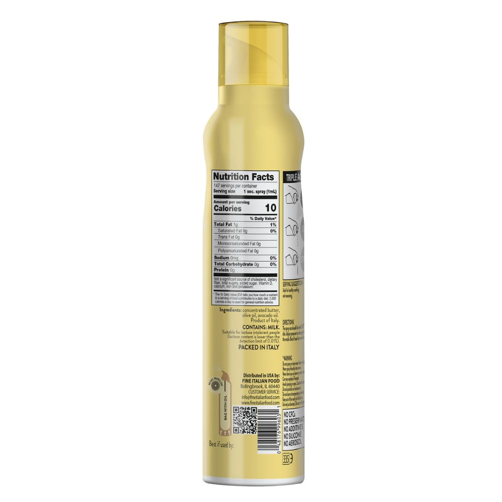 Mantova ghee oil spray bottle cap demonstrates leak-free control for high-heat cooking