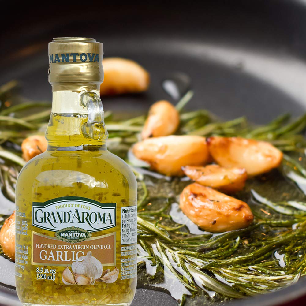 Mantova Grand’Aroma bottle pour action drizzle over finished dishes