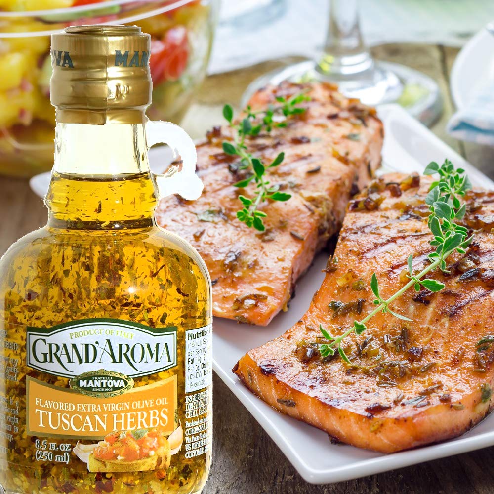 Mantova Grand’Aroma bread dipping setup with olive oil and bread