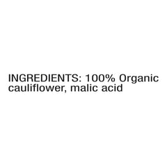 Mantova Organic Cauliflower Rice from Italy emphasizing organic ingredients