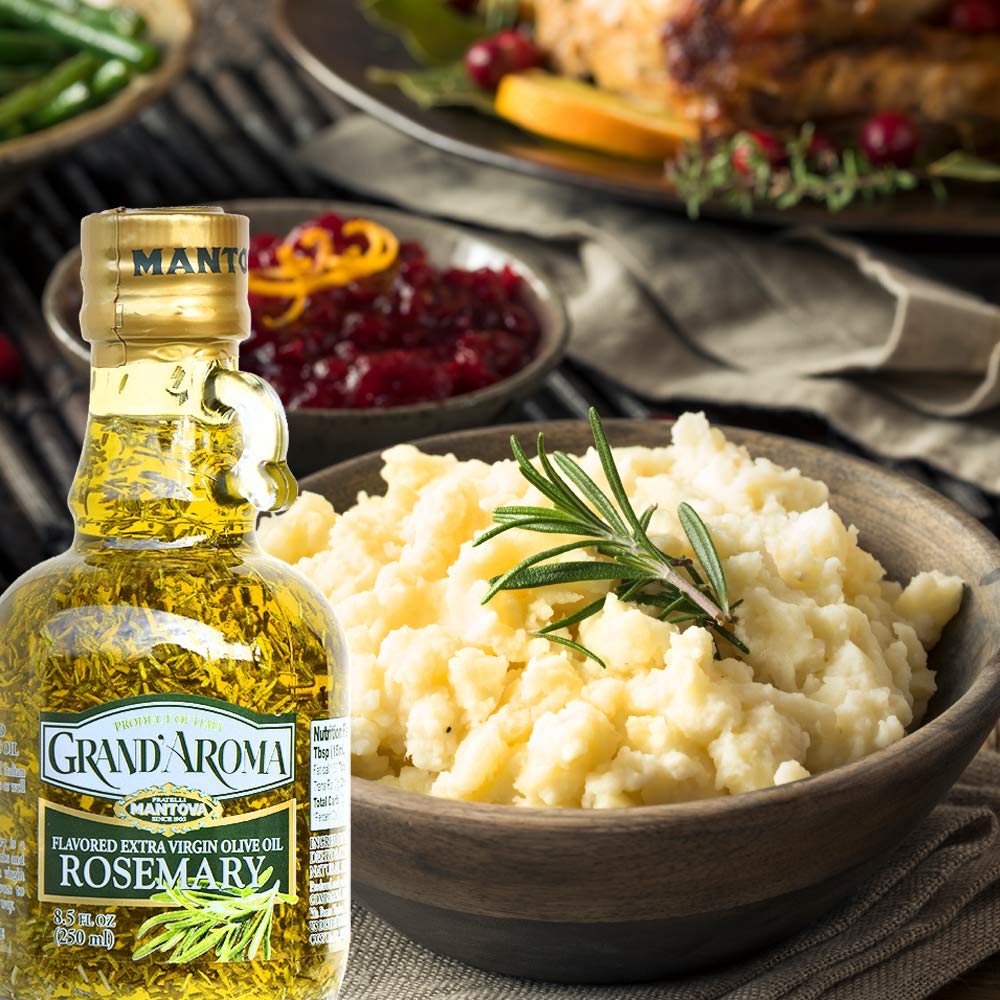 Aromatic rosemary oil elevates bruschetta and salads with Italian flair.