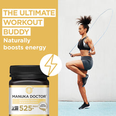 Manuka Doctor creamy spoonful reveals rich texture and versatile flavor.