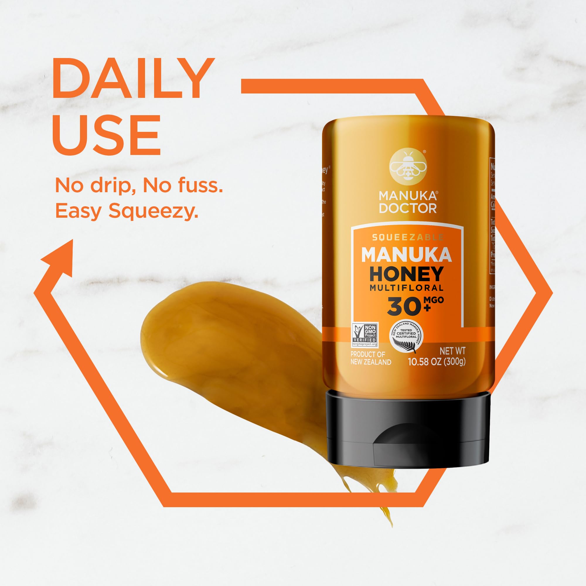 Manuka Doctor honey on toast with breakfast for natural sweetness