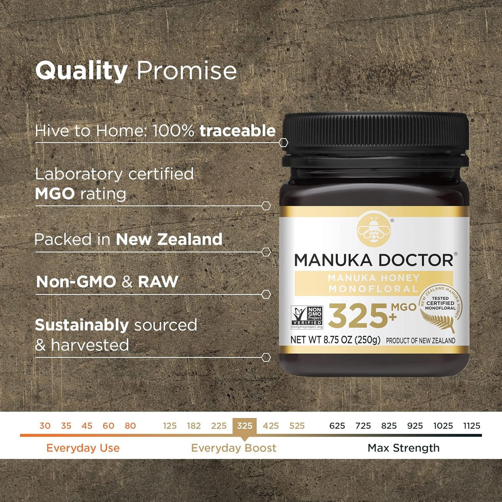Manuka Doctor honey in a smoothie, natural sweetness boost.