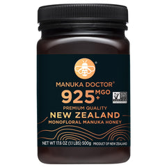 Manuka Doctor bottle of MGO 925 honey, premium NZ energy booster.