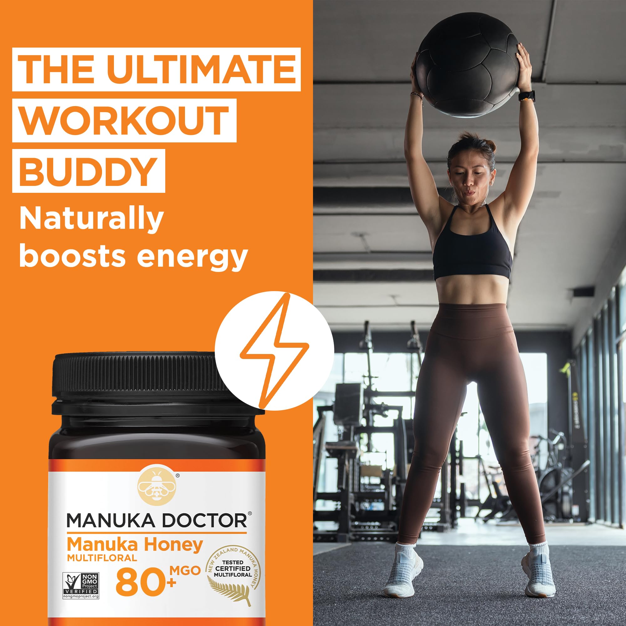 Manuka Doctor MGO 80+ honey in a cup of tea for aroma and subtle sweetness
