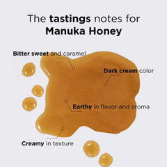 Manuka Doctor multifloral honey drizzle on muesli showing rich flavor