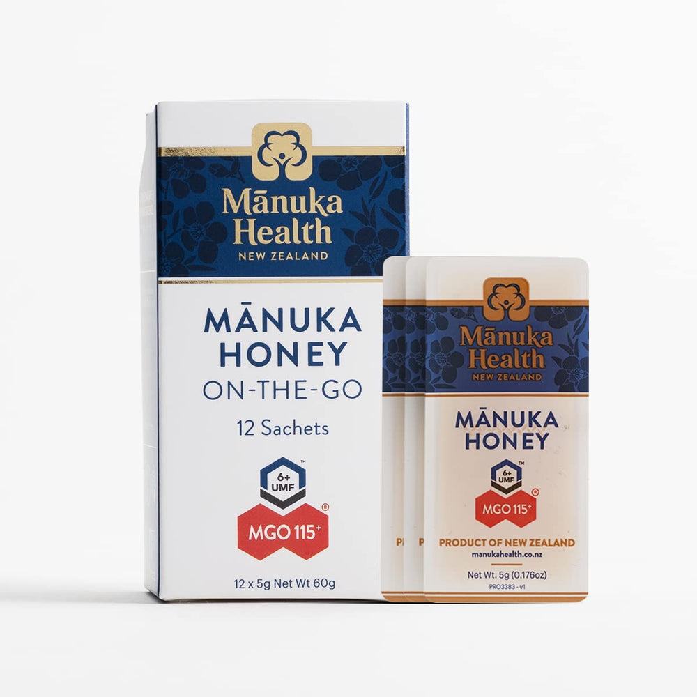 Manuka Health easy-dispense squeeze enables quick drizzle with minimal mess.